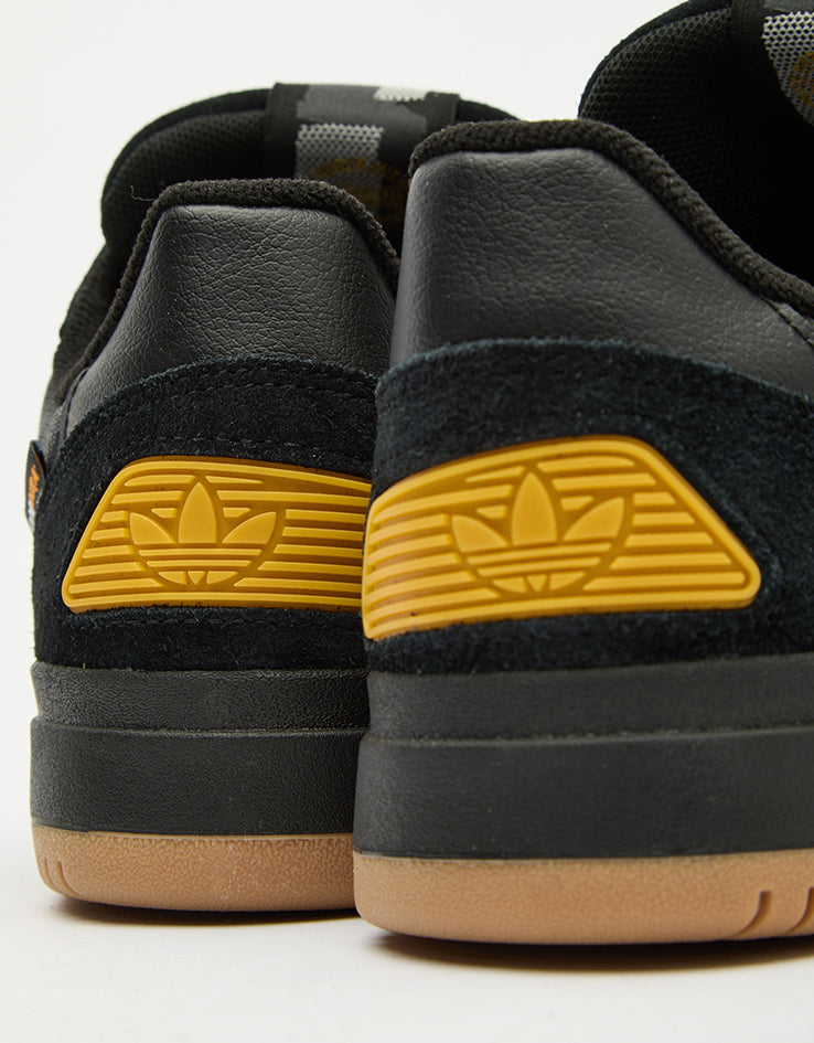 adidas Tekkira Cup Skate Shoes - Carbon/Carbon/Core Black