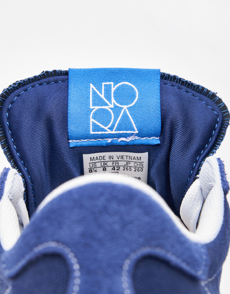 adidas Nora Skate Shoes - Dark Blue/White/Gold Metallic