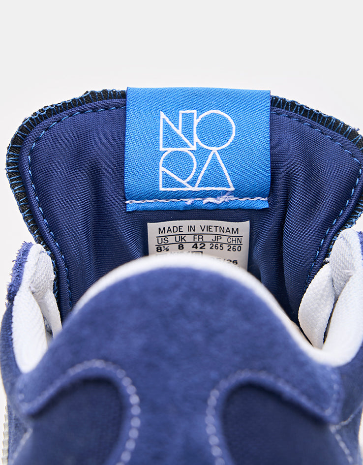 adidas Nora Skate Shoes - Dark Blue/White/Gold Metallic