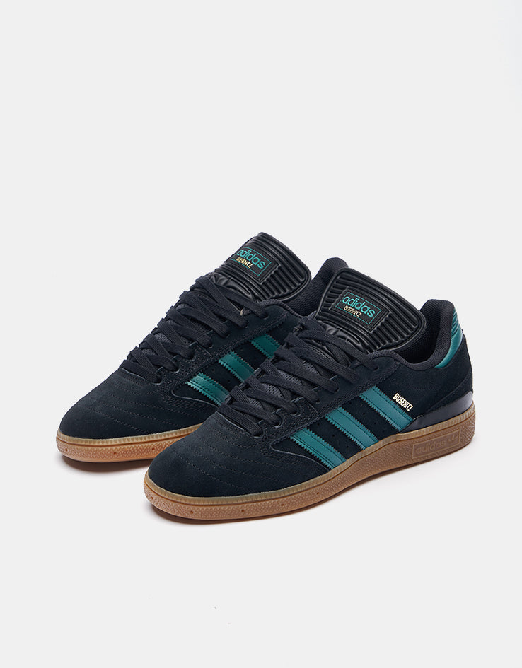 adidas Busenitz Skate Shoes - Core Black/Collegiate Green/Gum