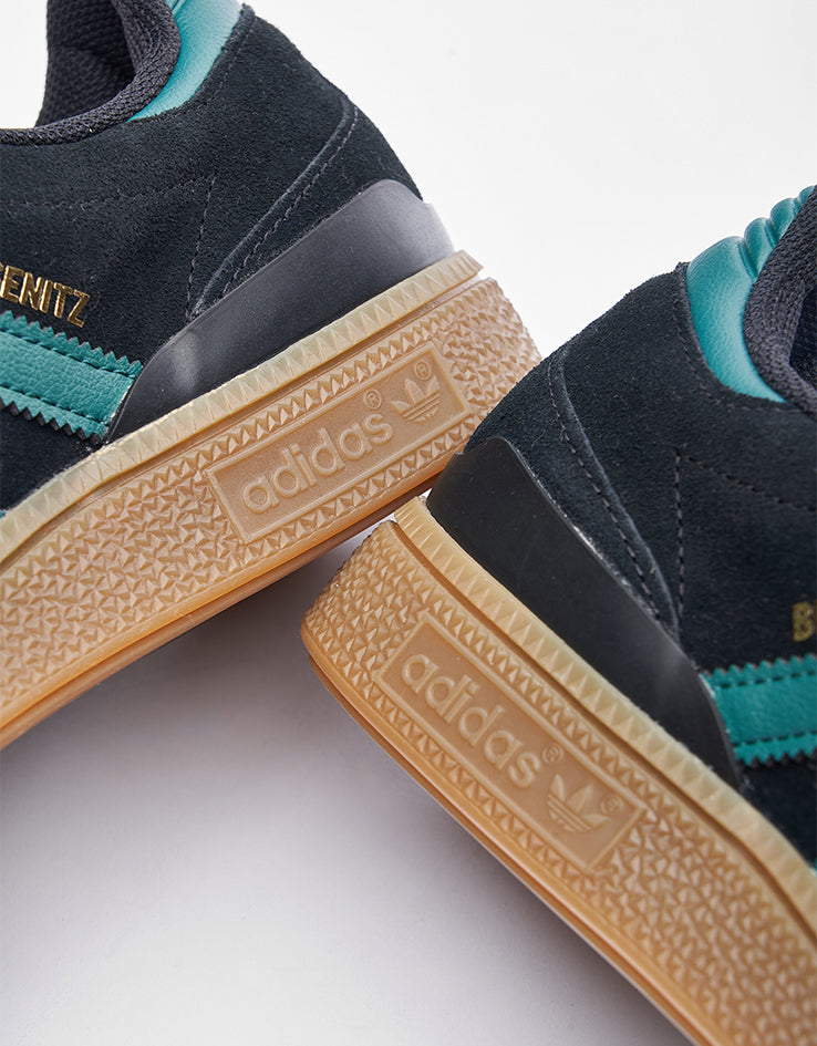 adidas Busenitz Skate Shoes - Core Black/Collegiate Green/Gum