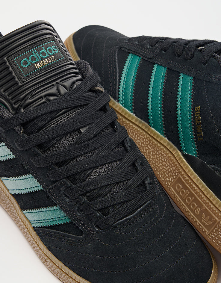 adidas Busenitz Skate Shoes - Core Black/Collegiate Green/Gum