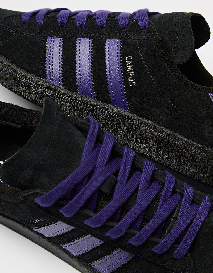 adidas Campus ADV Skate Shoes - Collegiate Purple/Core Black/Silver Metallic