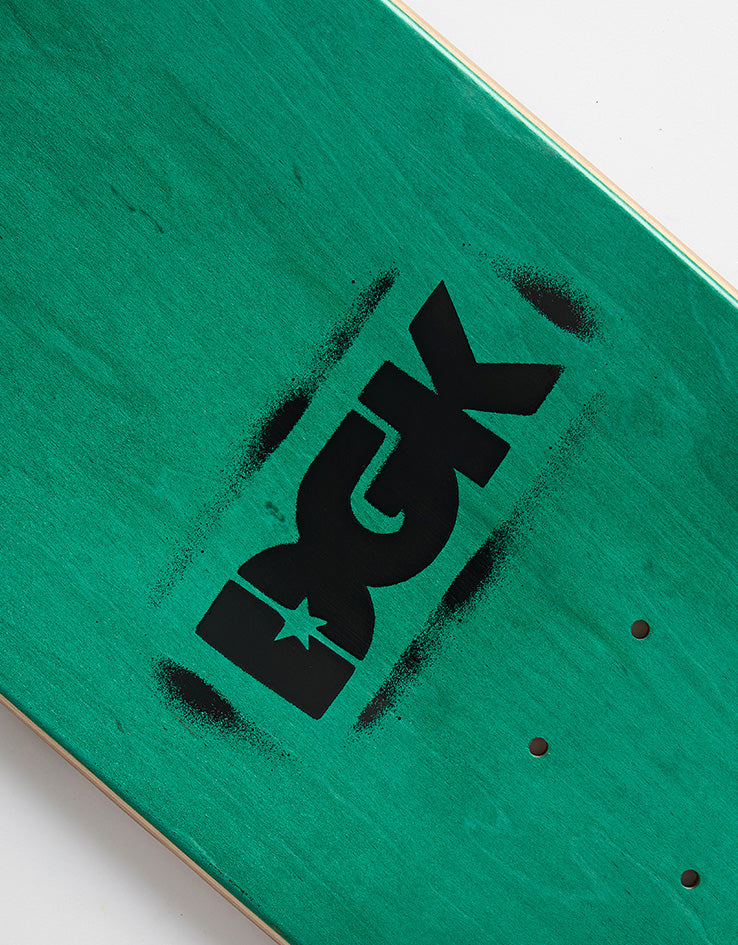 DGK OG Logo Forest Green Skateboard Deck - 8.25"
