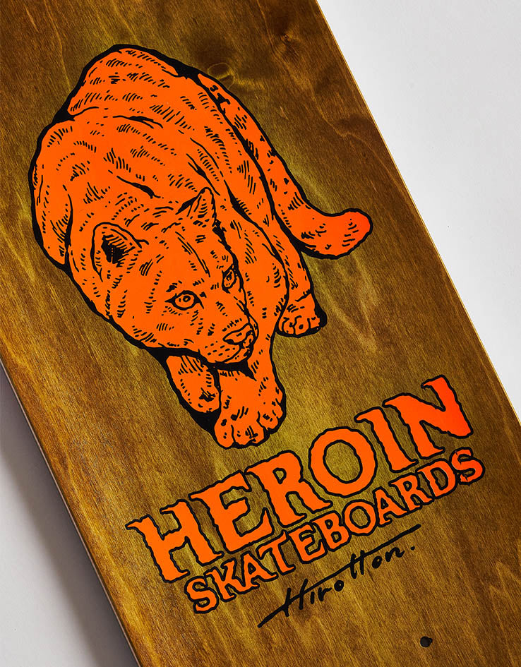 Heroin Dern Jaguar Skateboard Deck - 8.5”