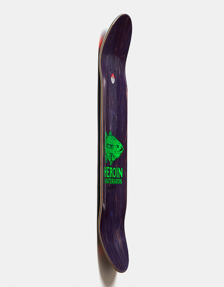 Heroin Aaron Fish Skateboard Deck - 8.75”