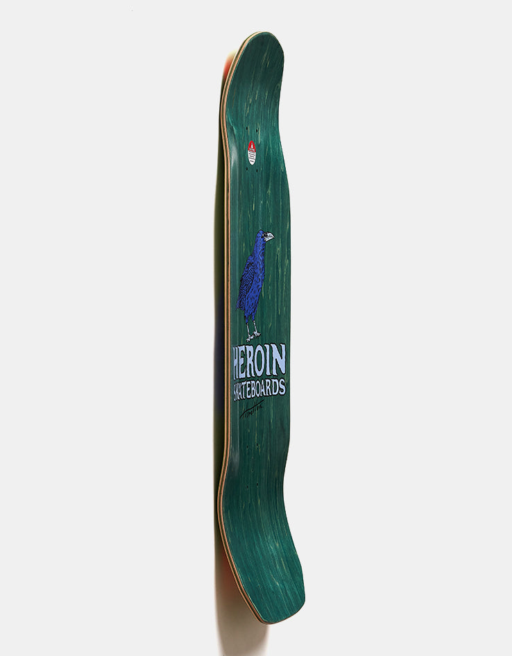 Heroin Nolan Crow Skateboard Deck - 10”