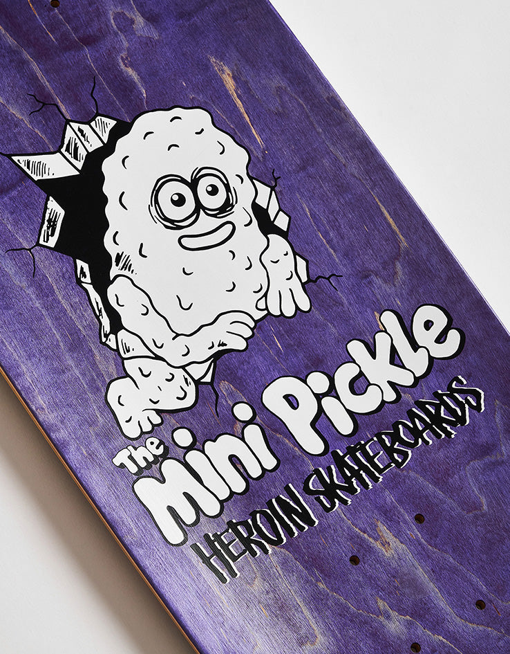 Heroin Mini Pickle Skateboard Deck - 9.5”