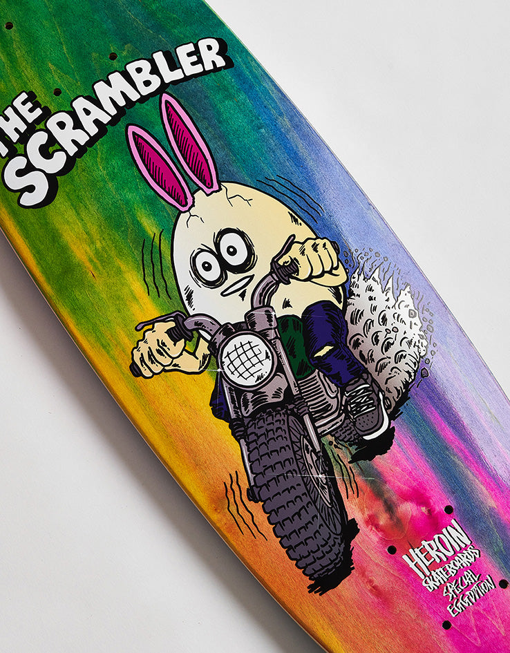Heroin The Scrambler Skateboard Deck - 7.875”