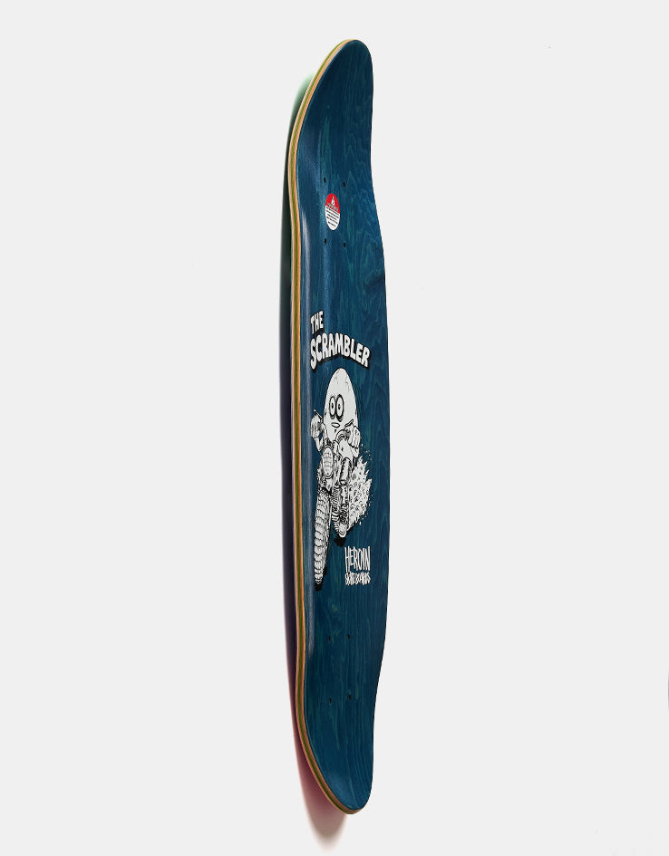 Heroin The Scrambler Skateboard Deck - 7.875”