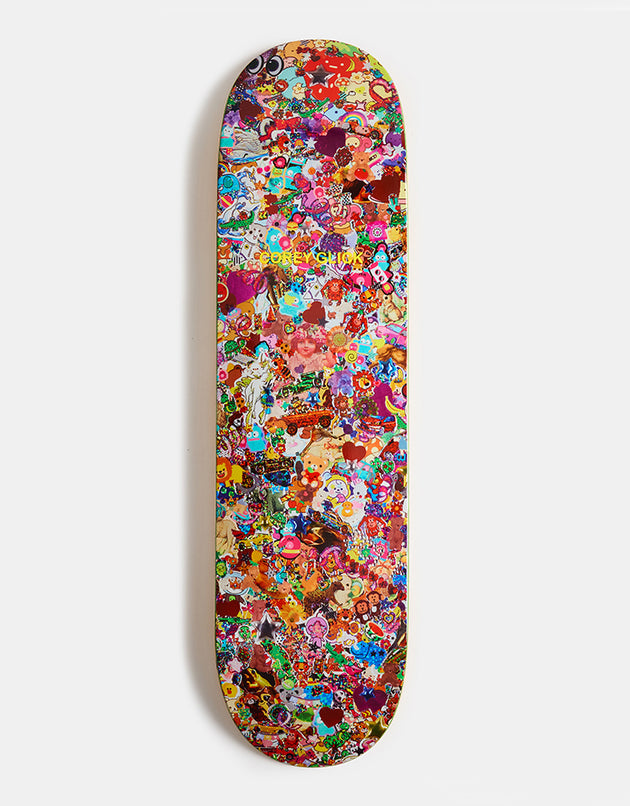 Sci-Fi Fantasy Glick Sticker Collage Skateboard Deck - 8.25"