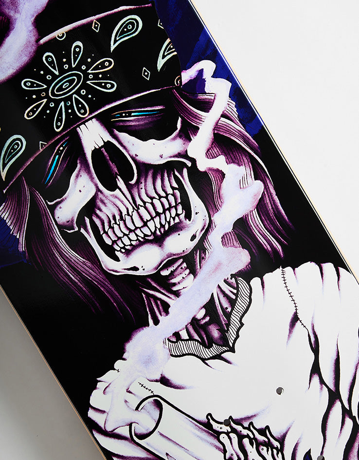Creature Gravette Hippie Skull 20th Skateboard Deck - 8.3"
