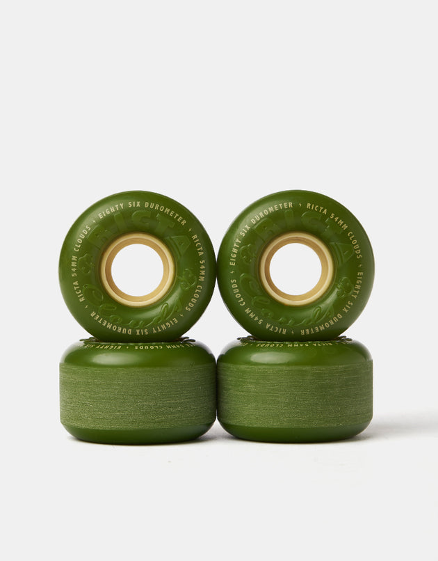 Ricta Clouds Green 86a Skateboard Wheels - 54mm