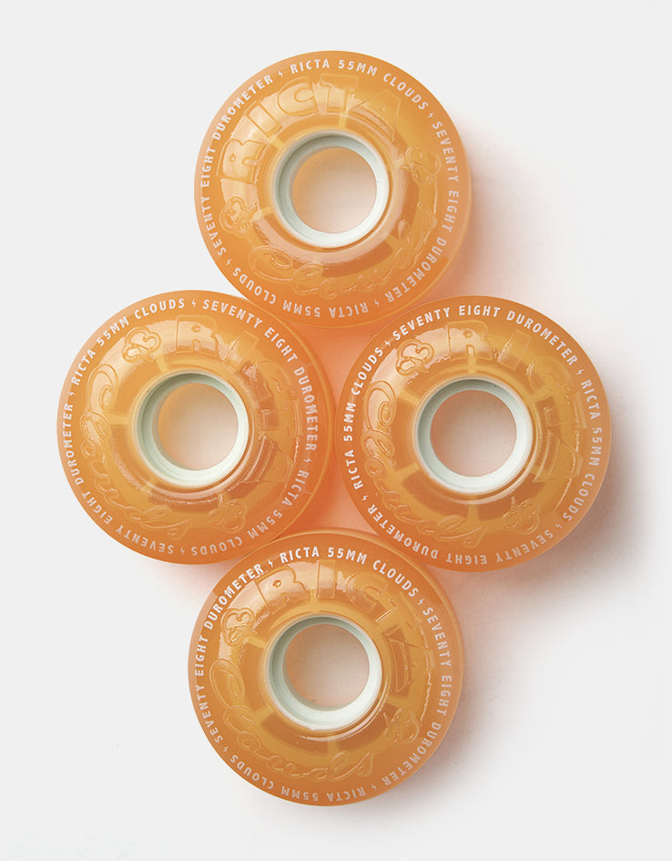 Ricta Clouds Citrus 78a Skateboard Wheels - 55mm
