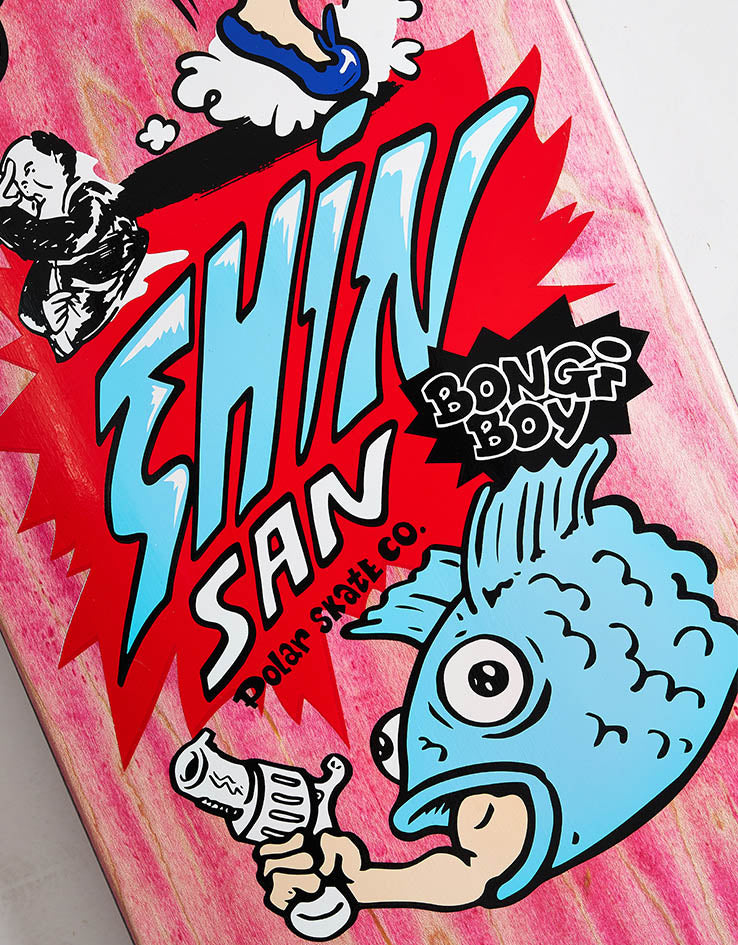 Polar Shin Bongi Boy Pink Skateboard Deck - 8.5"