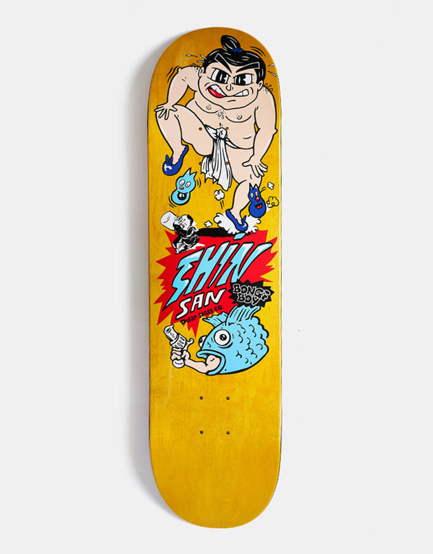 Polar Shin Bongi Boy Yellow Skateboard Deck - 8.25"