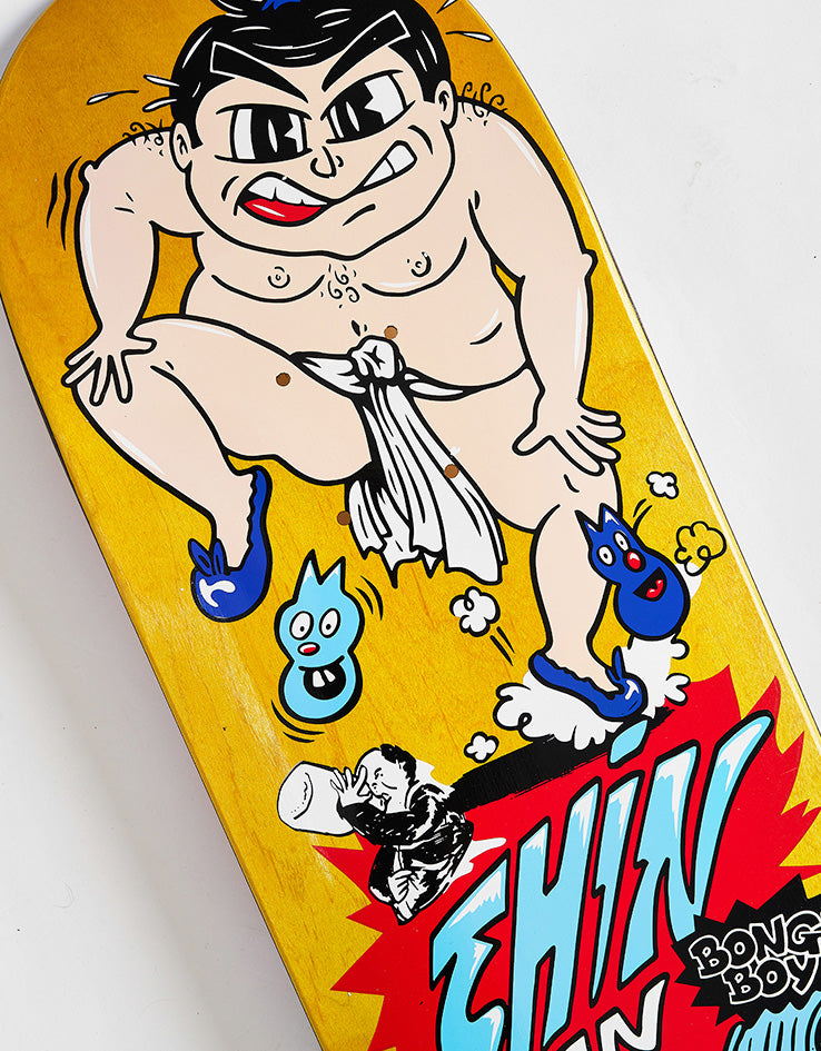 Polar Shin Bongi Boy Yellow Skateboard Deck - 8.25"