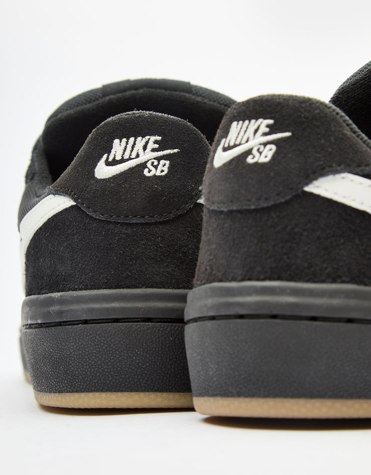 Nike SB Code 58 Skate Shoes - Black/Summit White-Black-Gum Light Brown