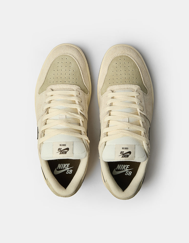 Nike SB Code 58 Skate Shoes - Pale Ivory/Dark Hazel-Lt Khaki-Muslin