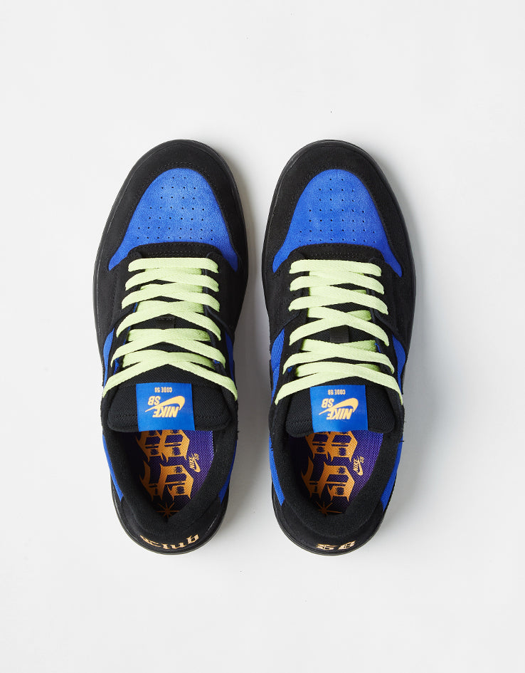 Nike SB Code 58 Skate Shoes - Racer Blue/Black-Black-Lt Lemon Twist