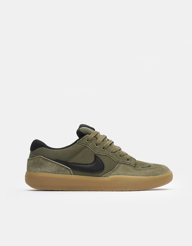 Nike SB Force 58 Skate Shoes - Medium Olive/Black-Medium Olive