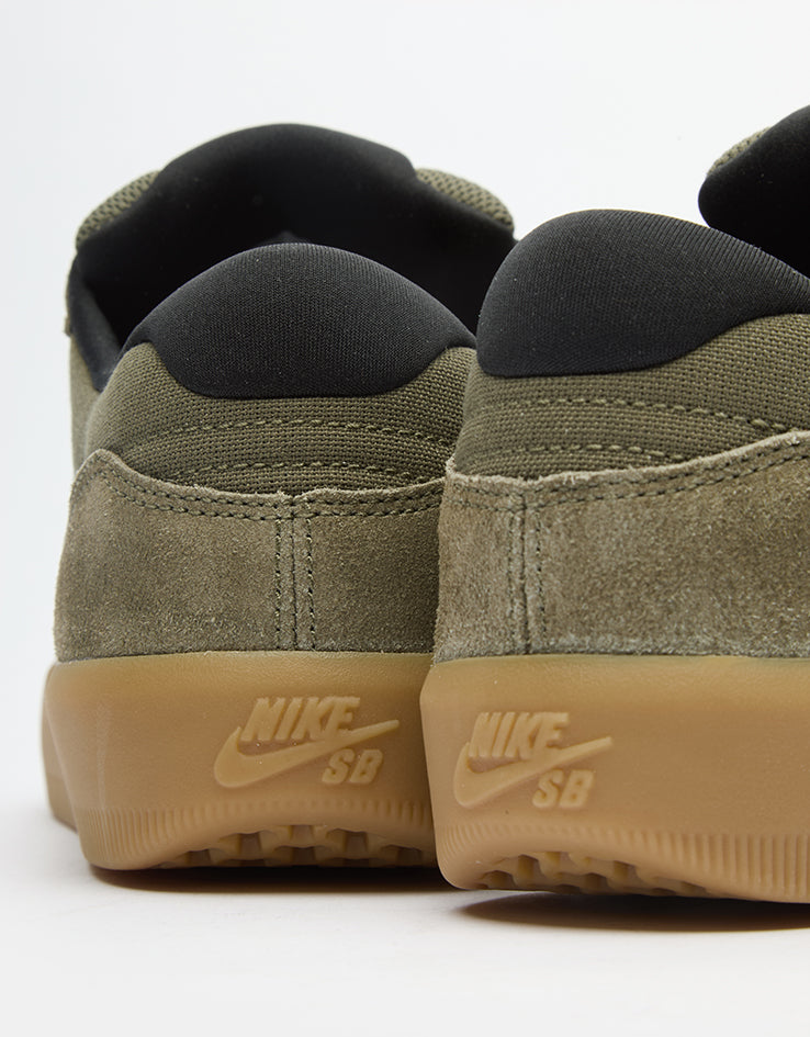 Nike SB Force 58 Skate Shoes - Medium Olive/Black-Medium Olive