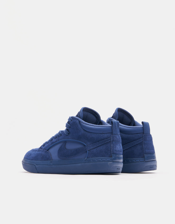 Nike SB React Leo Skate Shoes - Navy/Navy-Navy