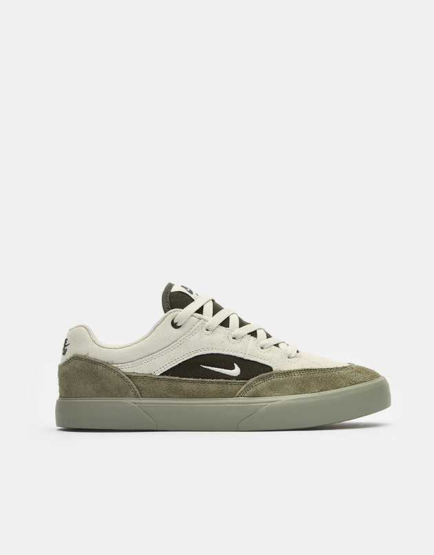 Nike SB Malor Skate Shoes - Light Bone/Light Bone-Light Army