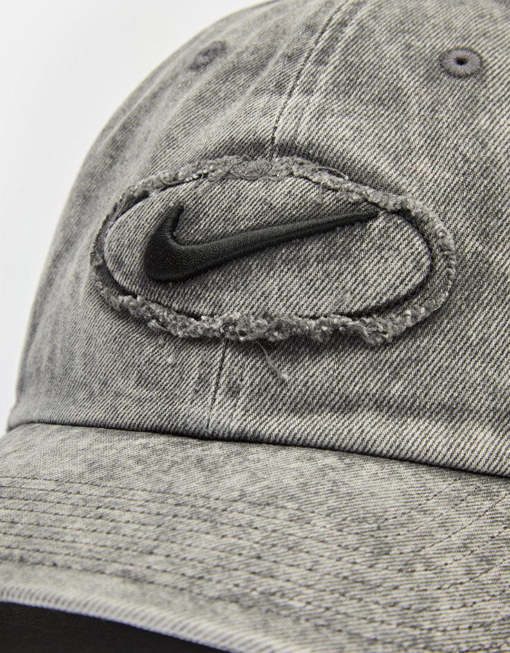 Nike Unstructured Denim Patch Cap - Anthracite/Anthracite