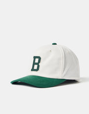 Brixton Big B Cap - Off White/Primal Green