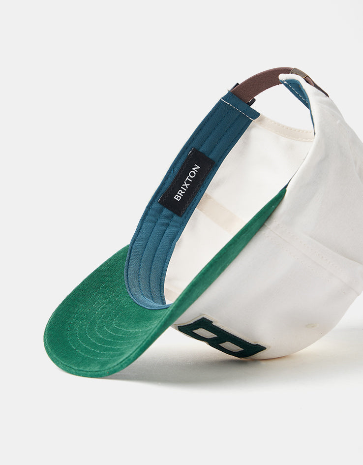 Brixton Big B Cap - Off White/Primal Green