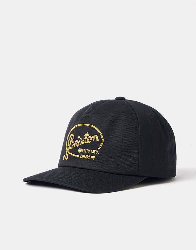 Brixton Gallatin Snapback Cap - Black