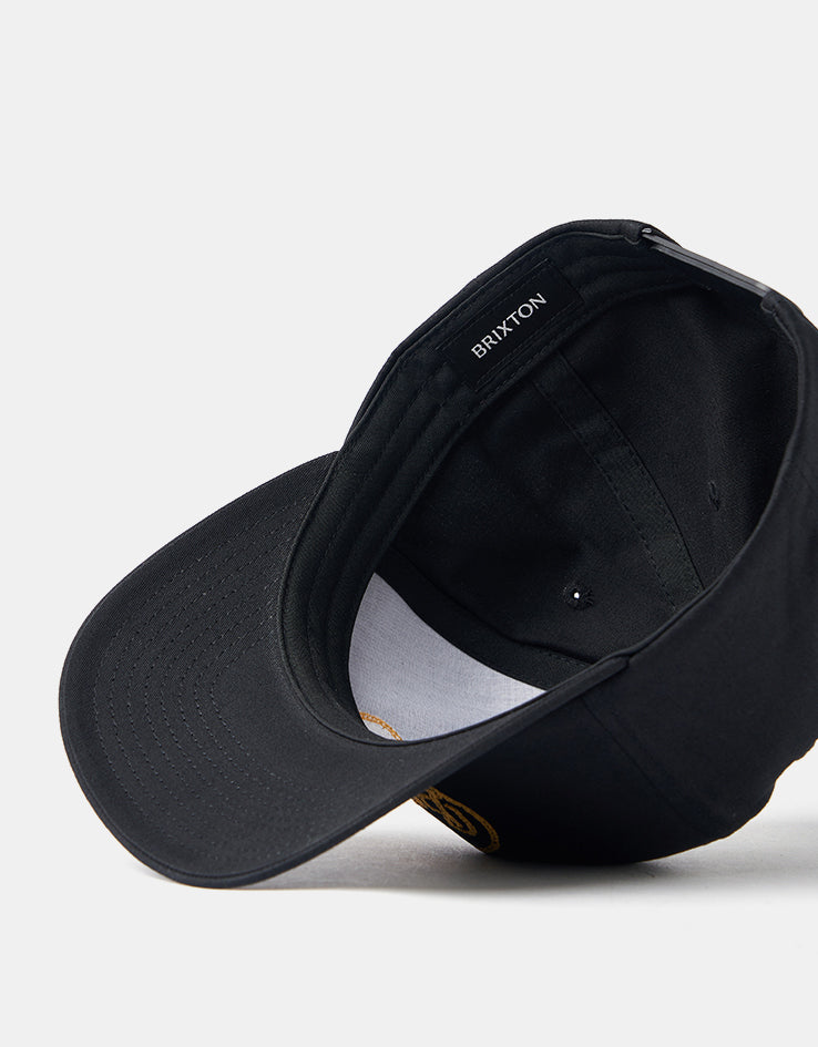 Brixton Gallatin Snapback Cap - Black