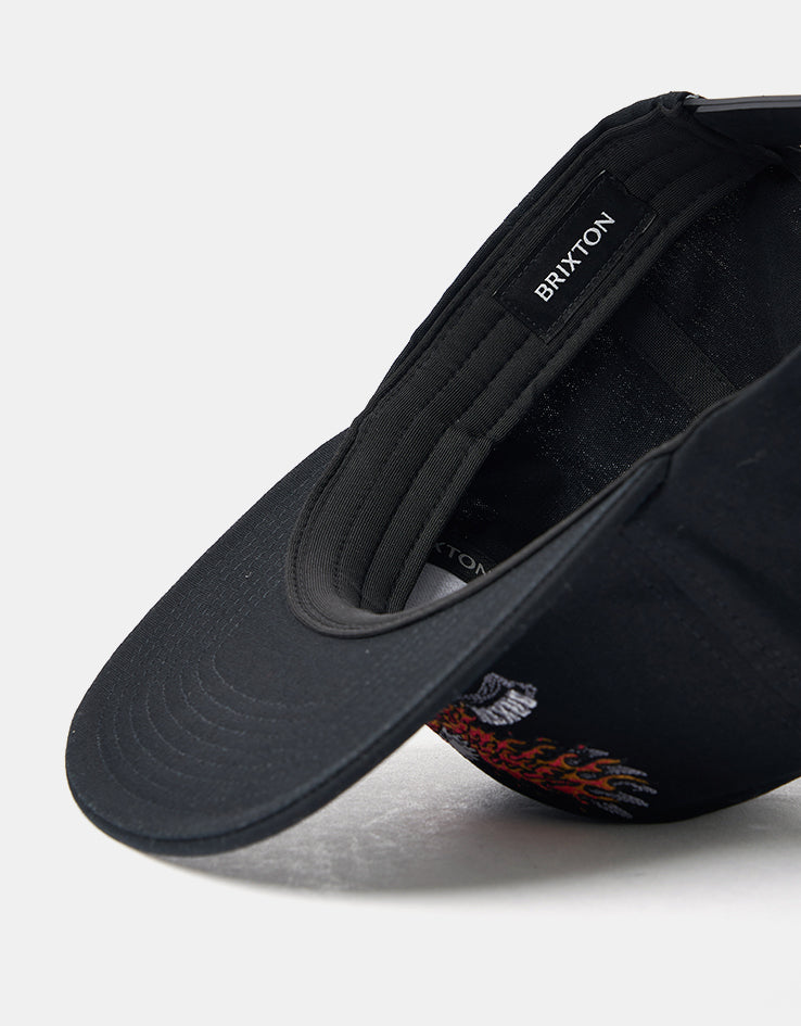 Brixton Blazing Snapback Cap - Black