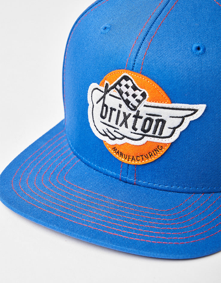 Brixton Heyward Snapback Cap - Electric Indigo