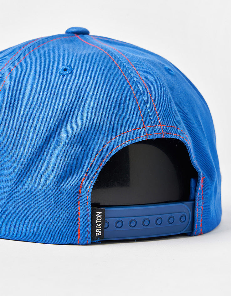 Brixton Heyward Snapback Cap - Electric Indigo