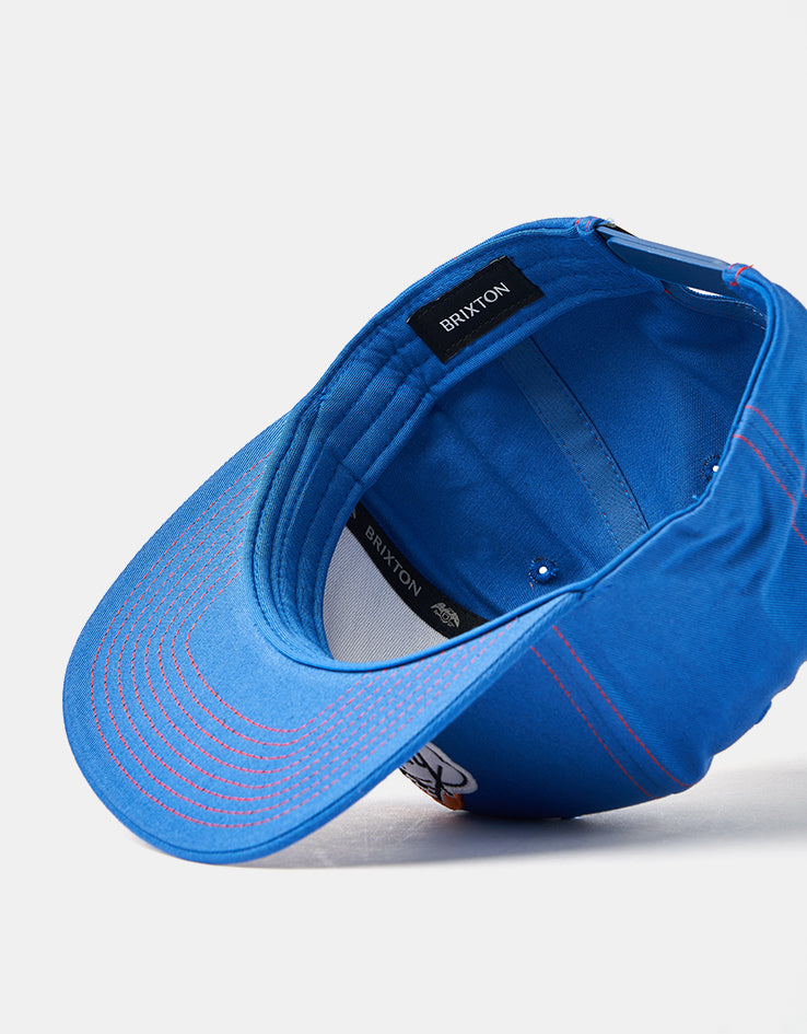 Brixton Heyward Snapback Cap - Electric Indigo