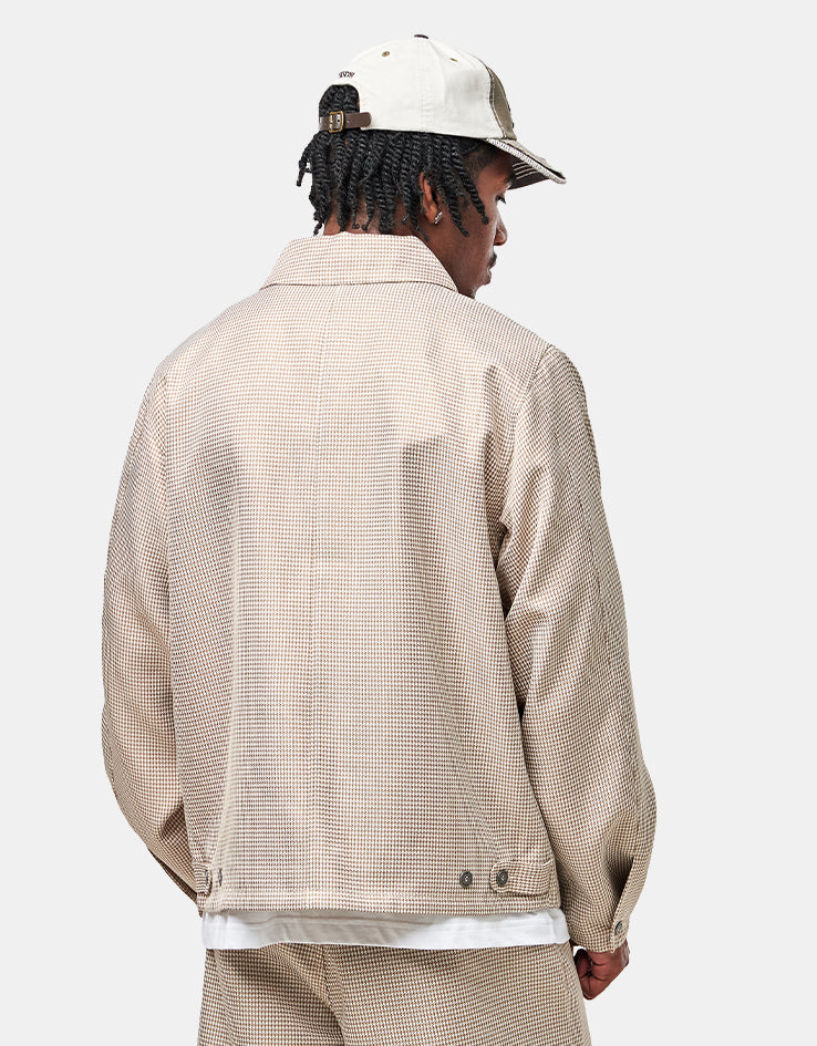 Dime MTL Houndstooth Jacket - Beige