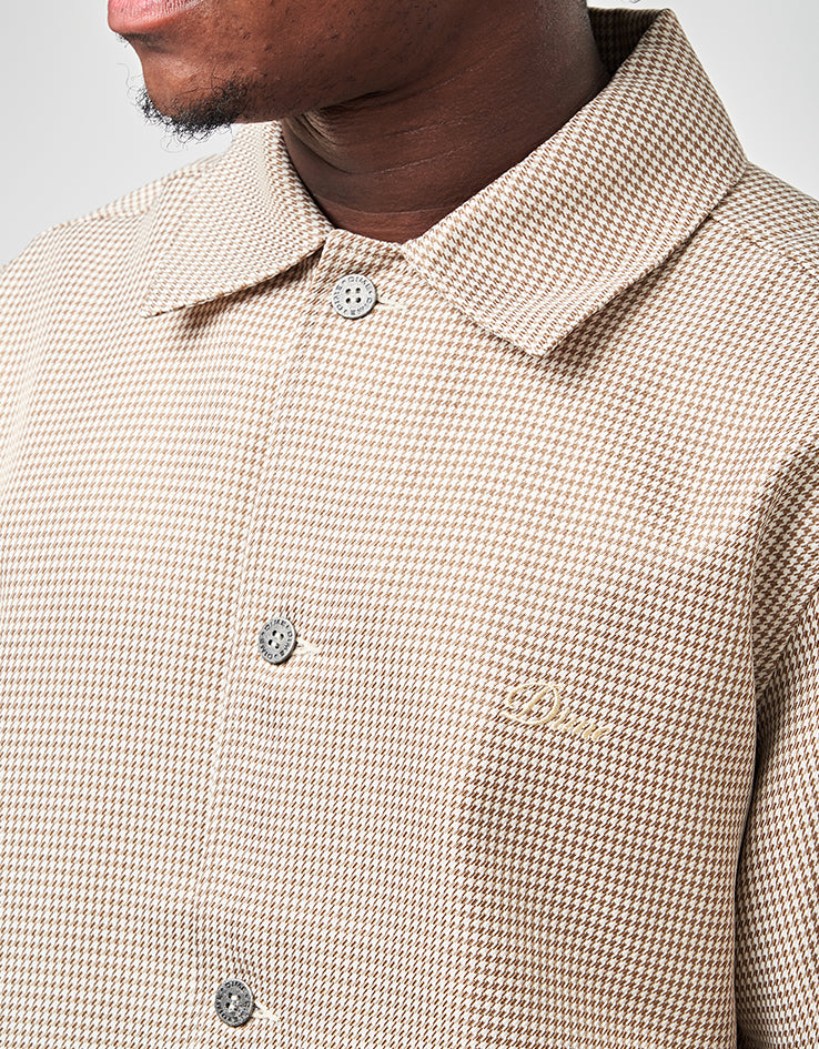 Dime MTL Houndstooth Jacket - Beige