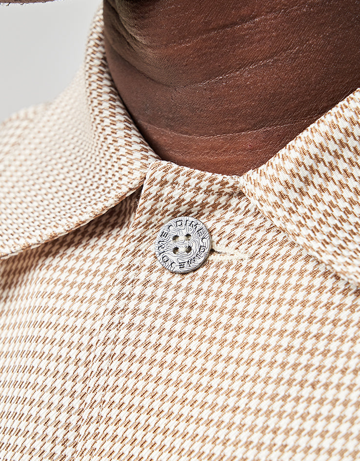 Dime MTL Houndstooth Jacket - Beige