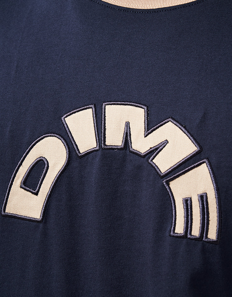 Dime MTL Arch Ringer T-Shirt - Navy