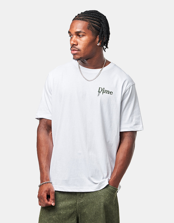 Dime MTL Challenged T-Shirt - White