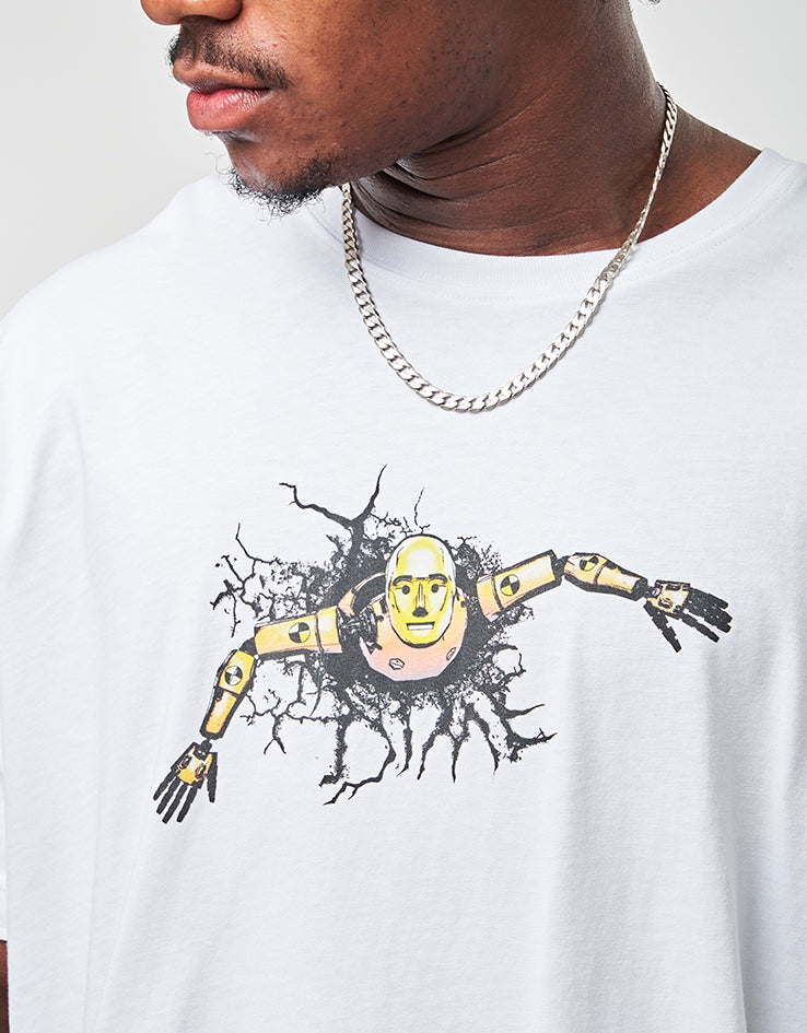 Dime MTL Crashed T-Shirt - White