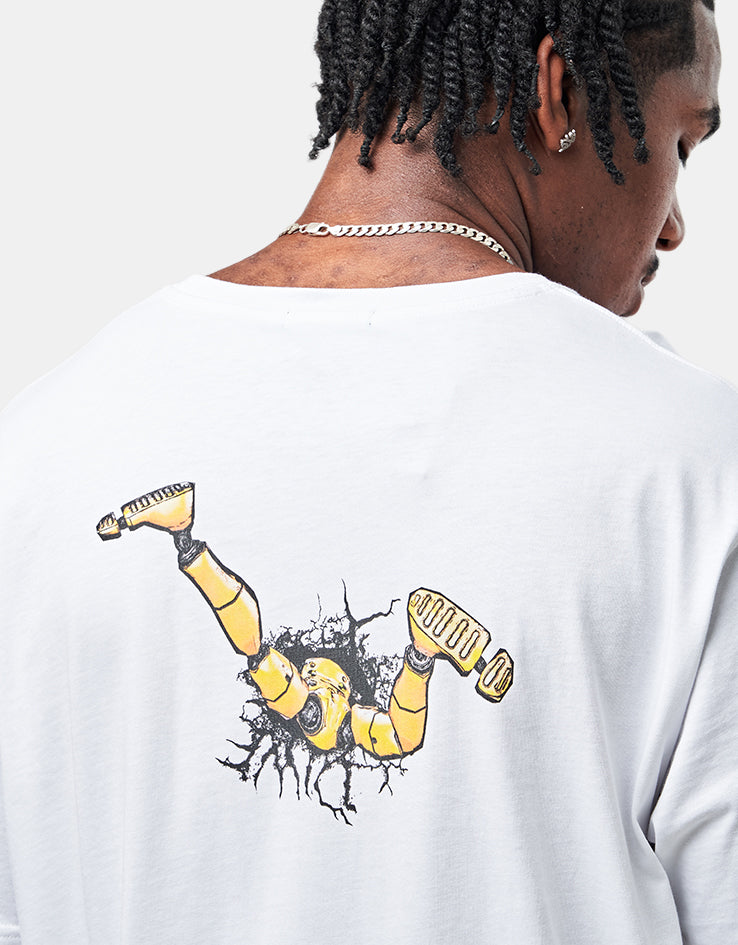 Dime MTL Crashed T-Shirt - White