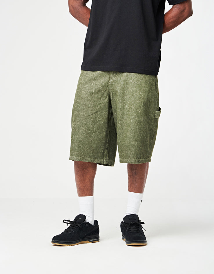 Dime MTL Classic Denim Shorts - Electric Green