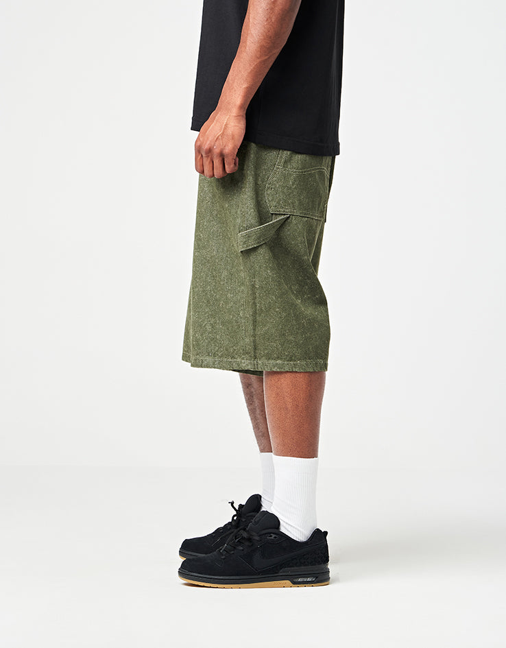 Dime MTL Classic Denim Shorts - Electric Green