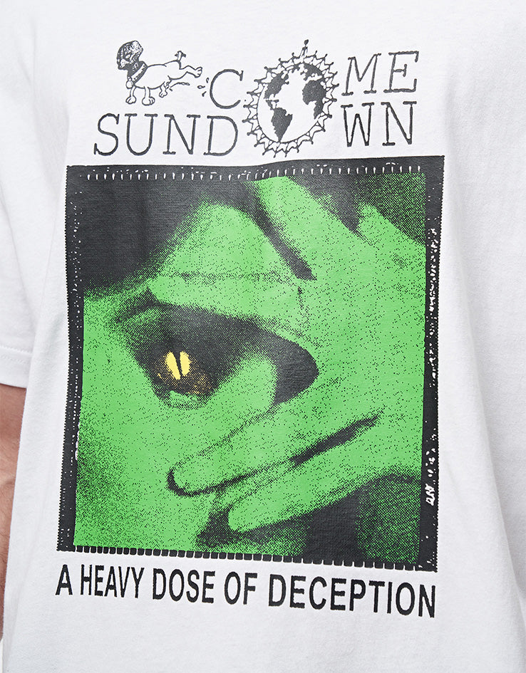 Come Sundown Deception T-Shirt - White