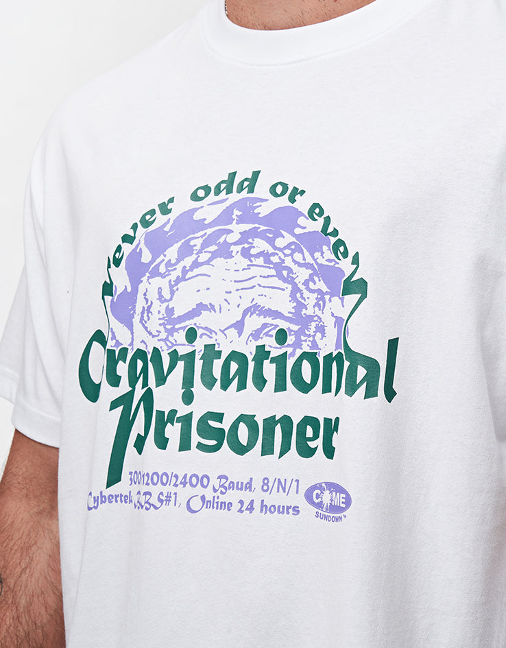 Come Sundown Gravitational T-Shirt - White