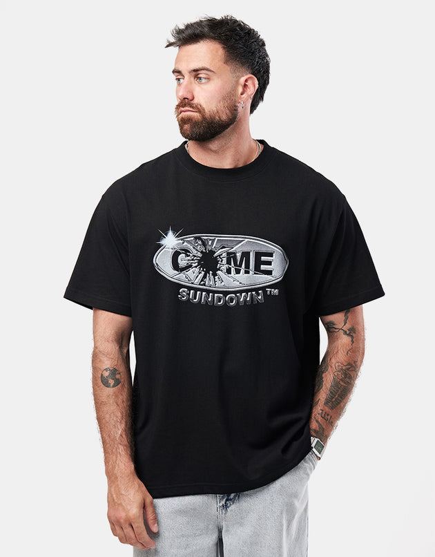Come Sundown Metallic Taste T-Shirt - Black