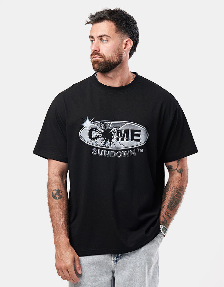Come Sundown Metallic Taste T-Shirt - Black